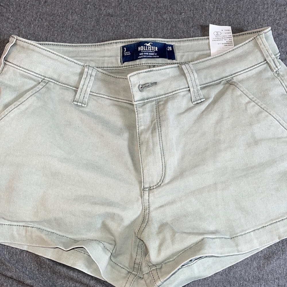Olive green hollister shorts